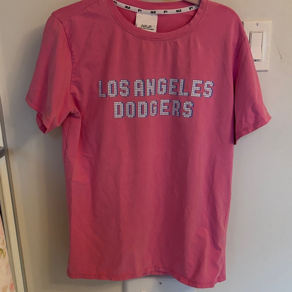 Pink MlB Los Angeles Dodgers T-Shirt